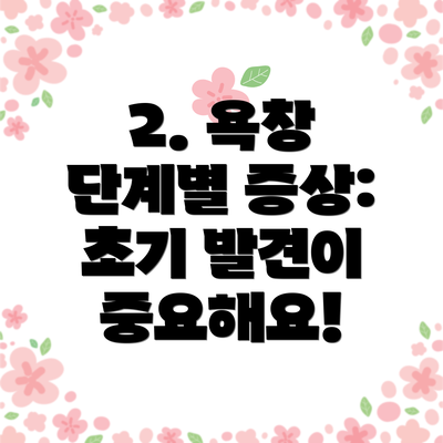 2. 욕창 단계별 증상:  초기 발견이 중요해요!