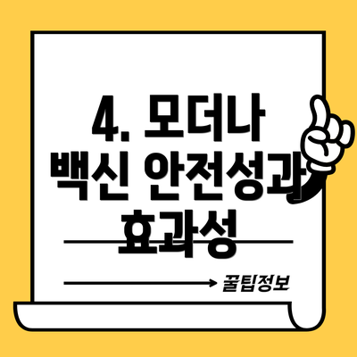 4. 모더나 백신 안전성과 효과성